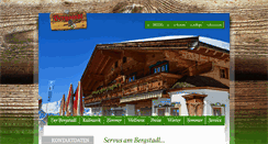 Desktop Screenshot of bergstadl.at